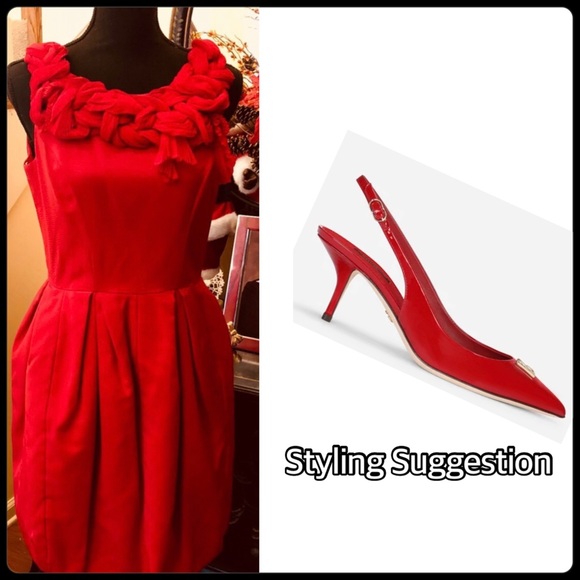 Taylor Red Dress - Picture 2 of 10